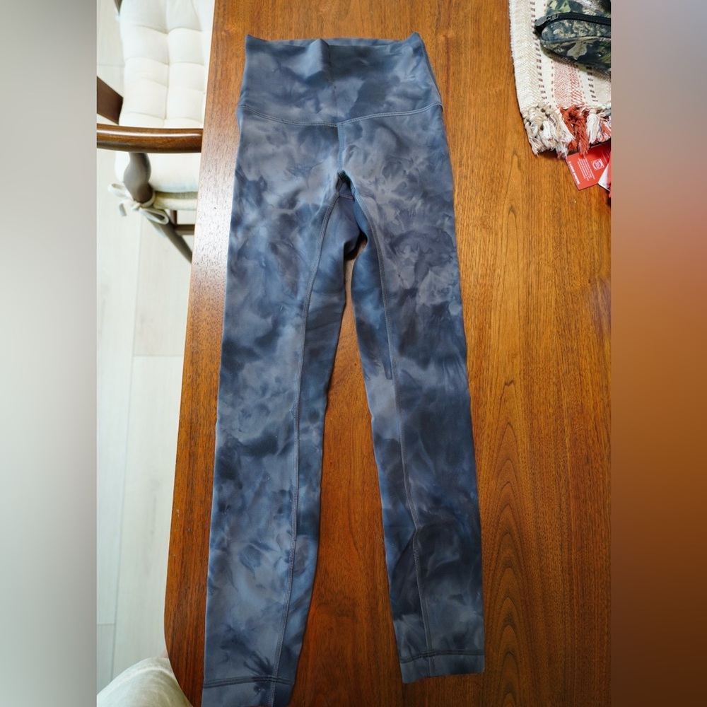 lululemon Blue Tie-Dye Leggings